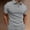 Grey, variant on Polos for Men Short Sleeve Button Down Tee Shirt Basic Blue TShirt Men