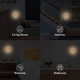 thumbnail image 5 of Yayeee 2-Pack Plug in LED Night Lights with Light Sensors Motion Detectors, Blue Geometric Eagle, 5 of 7