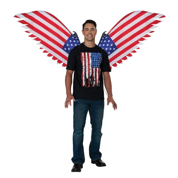 4th of July Patriot Costume Wings | One Size Fits Most