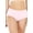 Pink, variant on Women's Rhonda Shear 4054 Lightweight Melange Brief Panty (Blue 2X)