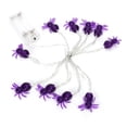 thumbnail image 1 of Luces de Halloween Luces LED Purple Spider Forma Luces decorativas de cuerda para festival Fiesta Decoración al aire libre, 1 of 7