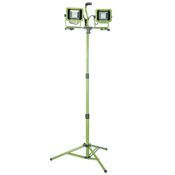 PowerSmith 6,000 Lumen LED Work Light with Metal Telescoping Tripod and