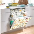 thumbnail image 2 of Yayeee Magnetic Dishwasher Cover for The Front Decoration Home Kitchen Machine Sticker Protector, Birds Tea Time, 2 of 6