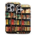 thumbnail image 2 of DesignSkinz Scratch-Resistant Hard Slim Case Compatible with iPhone 16 Pro (Compatible with MagSafe) - Bookshelf Collection, 2 of 9