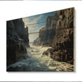 thumbnail image 2 of Designart "Coastal II" Landscapes Print on Natural Pine Wood, 2 of 5