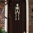 thumbnail image 5 of Halloween Skeleton Decorations, 16inch Halloween Skeleton with Feather Wings Full Body Posable Movable Jonints for Halloween Party Home Decoration, 5 of 5