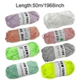 thumbnail image 4 of Glow in the Dark Yarn, 1968 Inch Polyester Skein, Absorbs Sunlight for Hours of Nighttime Glow, Perfect for Knitting Hats, Scarves, and Sweaters, 4 of 8