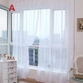 thumbnail image 2 of Sheer Curtains, Voile Panel Drape for Filtering Sunlight, Decorative Window Treatments for Living Room/Bedroom, Modern Style, Rod Pocket, 1 Pcs, 78.7x39.4 Inch, 2 of 5