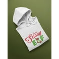 thumbnail image 3 of I'm The Sassy Elf Quote Hoodie Women -GoatDeals Designs, Female Medium, 3 of 4