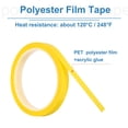thumbnail image 3 of Uxcell Graphic Tape Whiteboard Grid Marking Tape Pinstripe Chart Line Dark Yellow 1/2" x 36 Yard 1, 3 of 6