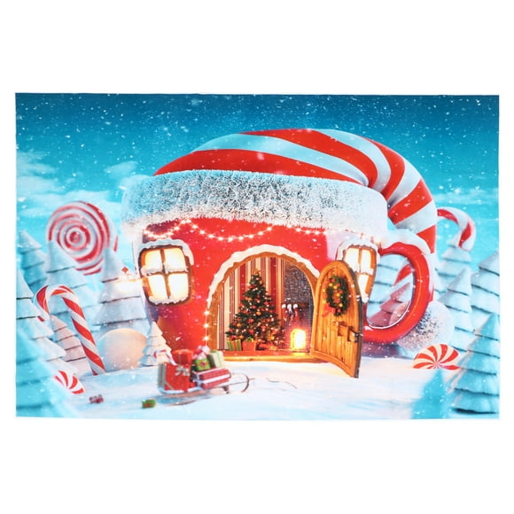 Fond de Fête de Noël Toile de Fond Toile Studio Tenture Tapisserie