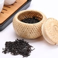 thumbnail image 3 of MasteelfCA Woven Tea Basket with Lid Bamboo Tea Box Loose Tea Storage Basket Teaware Storage Jar, 3 of 7