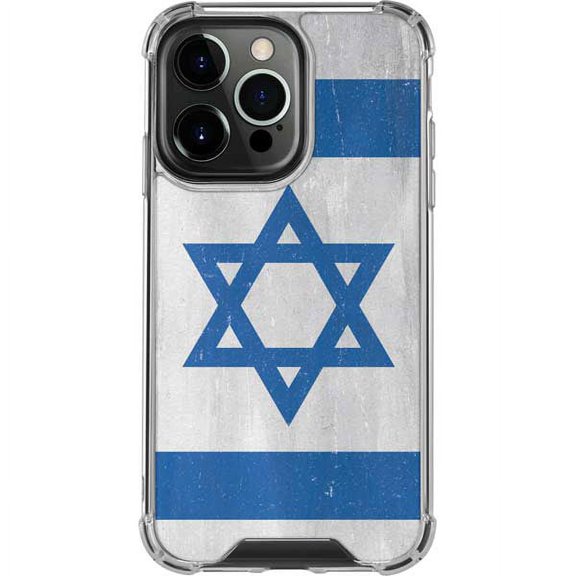 Skinit Countries of the World Israel Flag Distressed iPhone 13 Pro Clear Case