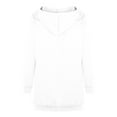 thumbnail image 4 of Cmfcve Women's Athletic Sweatshirt Dresses Long Sleeve Solid Color Track Hoodies Loose Fit High Neck Running Workout Jacket with Pocket, 4 of 8