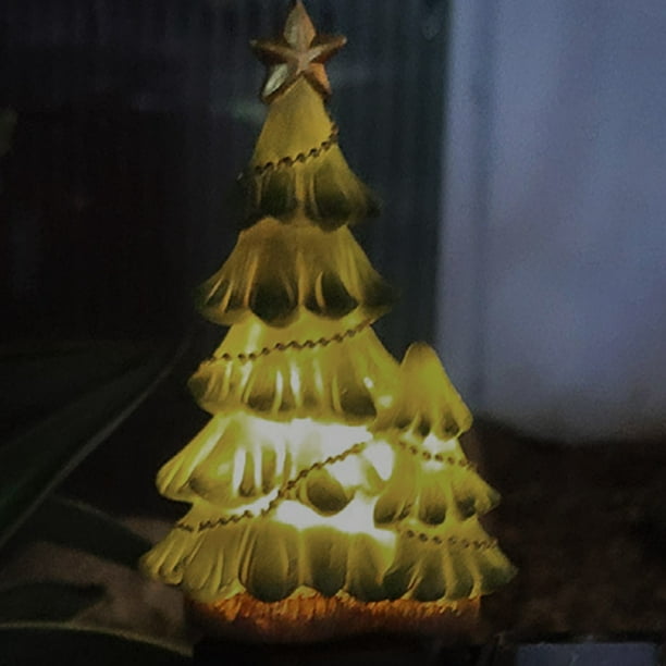 Sapins solaires lumineux cone Noel-lot de 3 - Décoration solaire