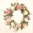 thumbnail image 3 of Guirnalda de flores artificiales Cateissary decoración de boda colorida adorno para colgar en la puerta 40cm rosa, 3 of 6