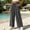 Gray, variant on hlysgo Womens Palazzo Pants Summer Fashion High Waisted Wide Leg Pant Drawstring Flowy Beach Trousers with Pockets White,M