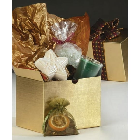 Sonoma Lavender Timber Lake Gold Treasure Box