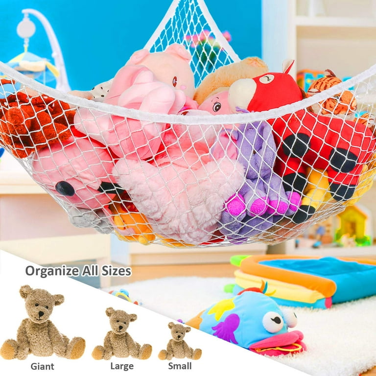 Stuffed Animal Storage Hammock or Net - Large Toy Hammock Net for