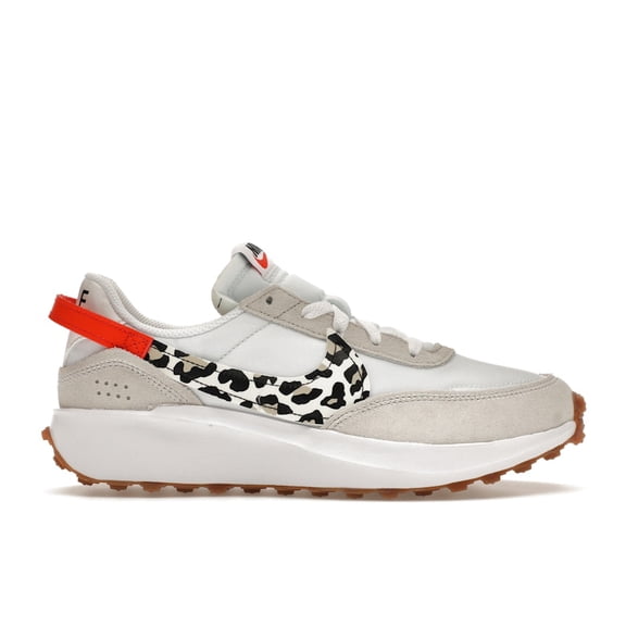 Nike Women's Waffle Debut White Team Orange Leopard Shoes, from StockX