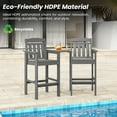 thumbnail image 4 of Segmart Outdoor Patio Furniture Sets, 3 Pieces Bistro Rattan Wicker Conversation Chairs Sets with 2 Single Chair, Rattan Wicker Chairs with Coffee Table for Front Porch Outside Balcony, Beige, S7590, 4 of 8
