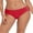 Red, variant on Ocean Blues Women's Strappy Bikini Swim Bottom Full Coverage Swimwear Bathing Suits