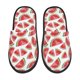 thumbnail image 1 of Fotbe Hand Drawn Watermelon Pantuflas Peludas para Mujer con Estampado, Zapatillas de Peluche, Zapatos de Invierno para Casa, Uso Interior y Exterior-Large, 1 of 8