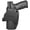 Black, variant on Rounded OWB KYDEX Paddle Holster, Springfield XD-M 5.25in, Right Hand, Black, SF