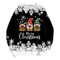 thumbnail image 7 of Towmus Fall Sweatshirts for Women Print Long Sleeve Christmas Graphic Sweatshirt Holiday Tops, 7 of 7