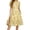 Yellow Floral, variant on Women's Floral Embroidery Chiffon Midi Dress Short Sleeve Round Neck Fully Lined Summer Boho Wedding Guest Dress