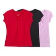 thumbnail image 1 of Bienzoe T-shirt Respirant à Séchage Rapide pour Fille, Paquet-F 7/8, 1 of 8