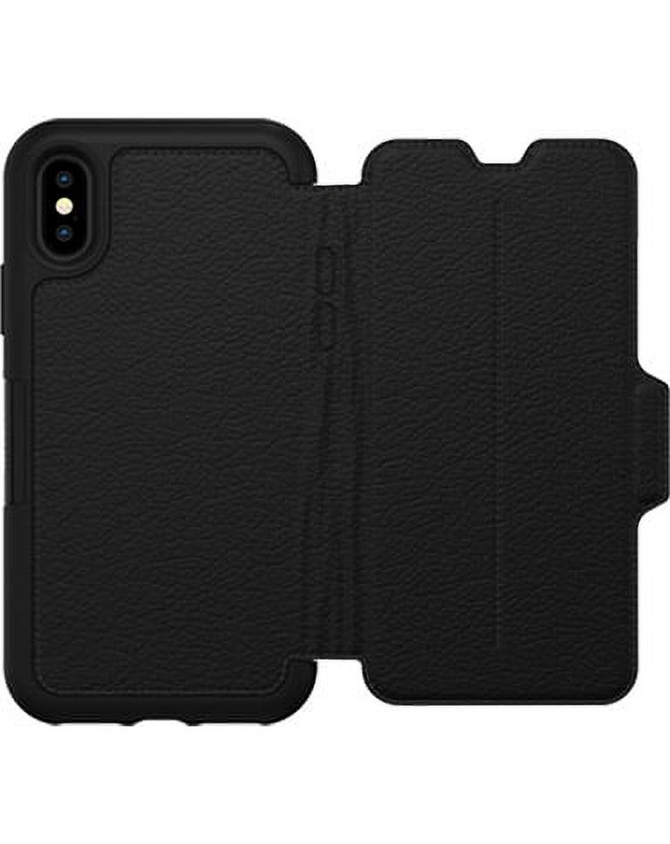Otterbox Strada Series Folio Case for iPhone X, Shadow Black - image 3 of 4