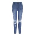 thumbnail image 6 of Yuwull Jeans for Women Stretch,Women Skinny Ripped Jeans Stretch Distressed Destroyed Denim Pants with Pockets All Season Casual Jean Pants Plus Size, 6 of 8