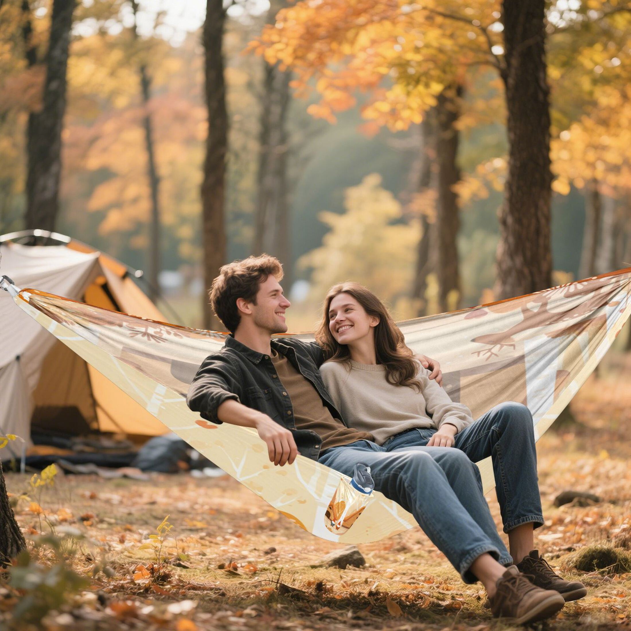 Hammock Camping Hammock Nylon Portable Hammock Travel Camping Hammock Fairy Tale Wooden Houses