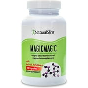 NaturalSlim MagicMagC - Anti Stress Magnesium Citrate Capsules w/ Potassium, 100 Ct
