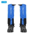 thumbnail image 3 of Unique Bargains Leg Gaiters, Waterproof Shoe Covers Adjustable Snow Boot Gaiter, Blue, L, 3 of 6