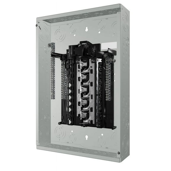 Siemens 3008329 120 & 240V SN Series 20 Space, 40 Circuits Combination Mount Circuit Breaker Panel - 100 amps