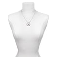 thumbnail image 3 of Delight Jewelry Love Heart with AB Crystal Gymnastics Ring Charm Necklace, 18", 3 of 4
