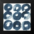 thumbnail image 2 of Popp, Grace 12x12 Black Modern Framed Museum Art Print Titled - Indigo Ripple VII, 2 of 5