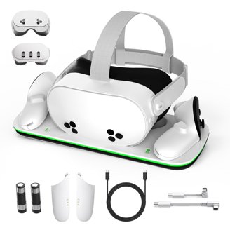 Meta Quest 3 Wireless Controller Charger and Charging Dock