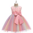 thumbnail image 5 of Vestido de verano de unicornio grande para niñas, vestido de princesa, vestido para niñas, falda abullonada, 5 of 5