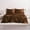 Brown, variant on Flxxie Silky Satin Cooling Bed Sheet Set, Twin, Black, 3 Pieces
