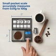 thumbnail image 3 of American Weigh Scales - Digital Pocket Scale - Includes Calibration Weight, 100 x 0.01g - AWS-100-CAL, 3 of 3