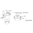 thumbnail image 4 of Halco 10317 4 Pi. 40W 5000K LED Vaportight HLVT4/40U50 - Remplace 3x32W T8, 4 of 4