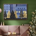 thumbnail image 6 of Holiday Night Collection A - Framed Gallery Wrapped Holiday Canvas - 27 x 41 - Rosewood Frame, 6 of 8