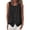Black, variant on Sheghy Plus Size Tank Tops for Women 100%Cotton Linen Blend Crew Neck Shirt, Loose Sleeveless Tank with Decorative Buttons Black S