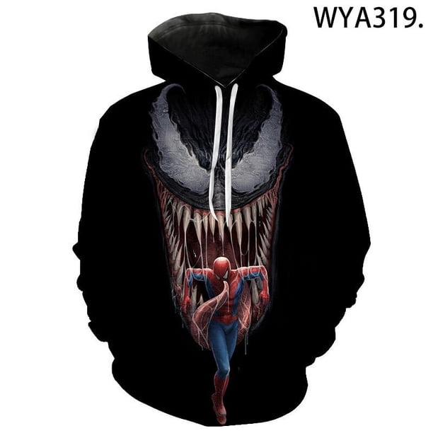 2020 neue Herbst Venom Hoodie männer frauen kinder Mode Lässig sudadera 3d Druck Pullover Straße Hip Hop harajuku Mantel xuanjing unisex
