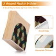thumbnail image 5 of Yayeee Napkin Holder for Table Kitchen Paper Tissue Organization, Green Tartan Pattern, 5 of 8
