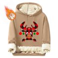 thumbnail image 1 of Sudadera con capucha para hombre, informal, a la moda, con estampado, de felpa, de manga larga, con bolsillo, de poliéster, 1 of 5