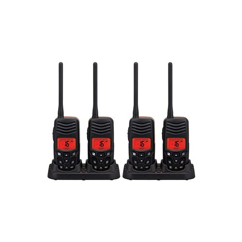 Standard Horizon HX100 (4 Pack) Handheld VHF Radio Twin Pack by Standard Horizon
